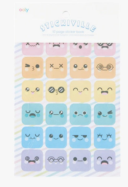 Cute Expressions Sticker Book