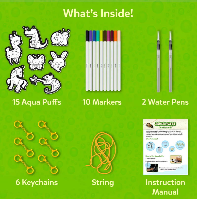 Aqua Puffs - Animal Friends