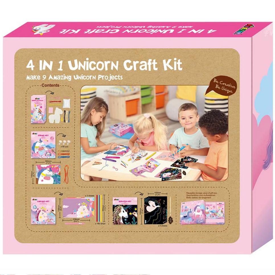 4-in-1 Unicorn Craft Kit