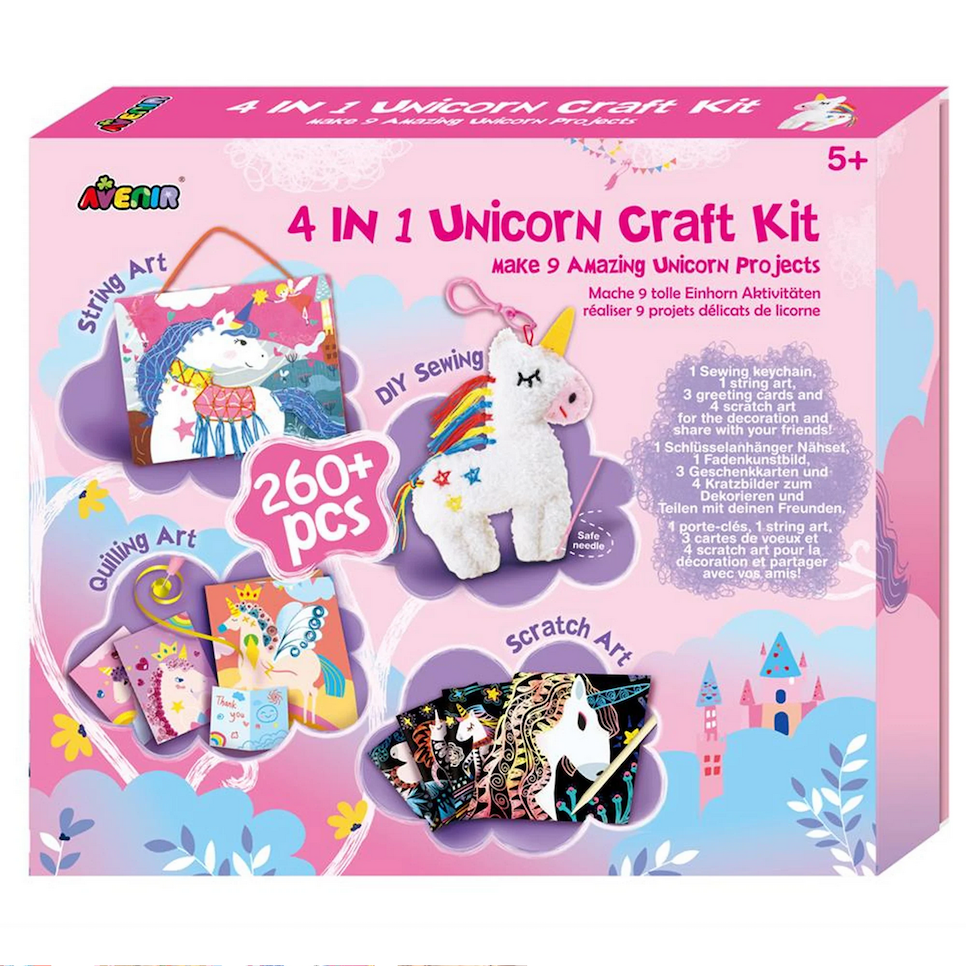 4-in-1 Unicorn Craft Kit