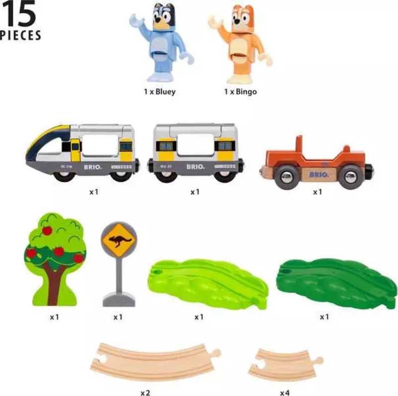 Bluey Train Set