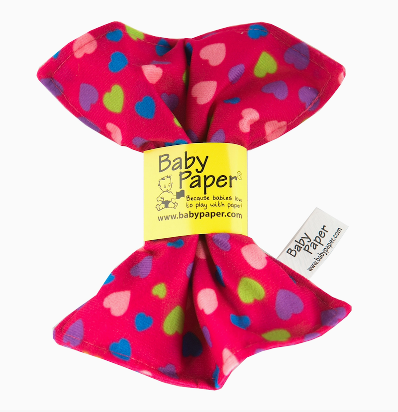 Pink Hearts Baby Paper