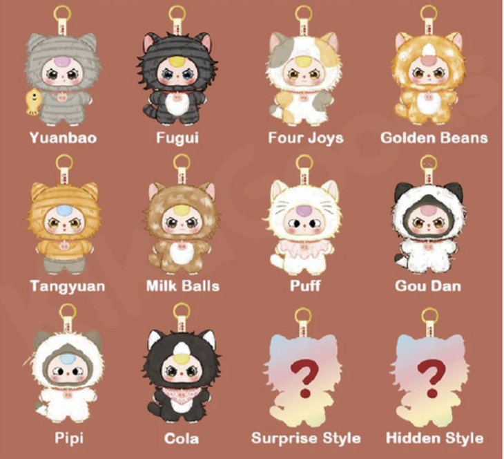 Baby Three Whose Cat Am I? Plush Blind Box