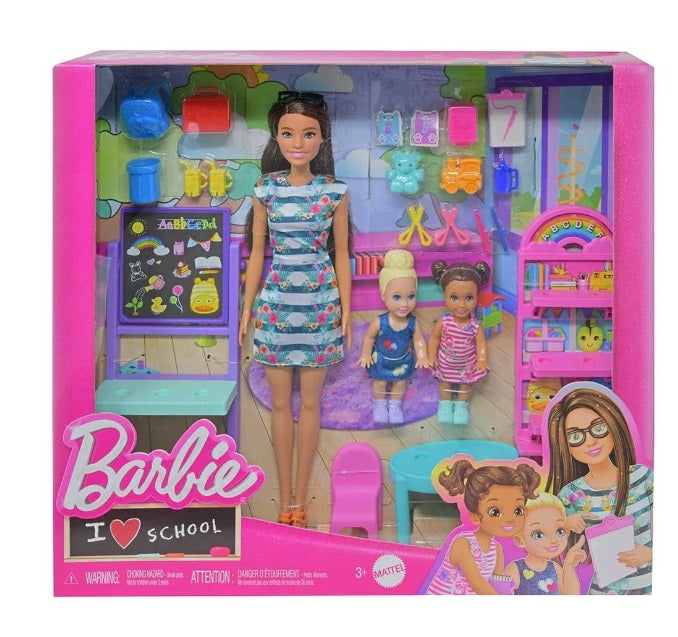 Barbie I Love School Playset