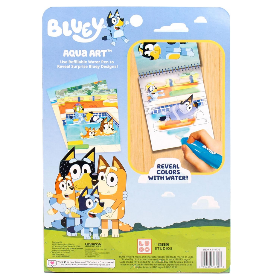 Bluey Aqua Art