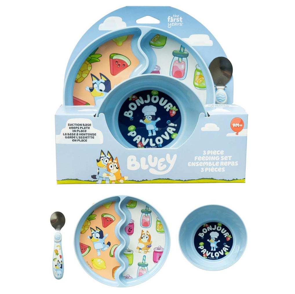 Bluey 3 Piece Feeding Set
