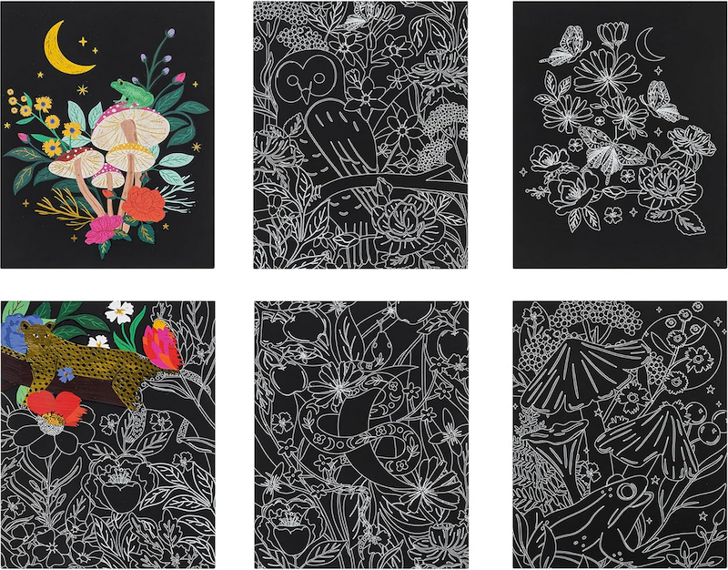 Mythical Animals Scratch Art Pad