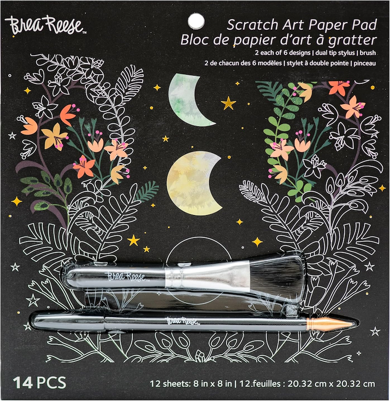 Celestial Scratch Art Pad