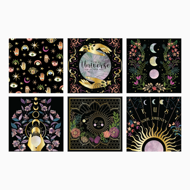 Celestial Scratch Art Pad