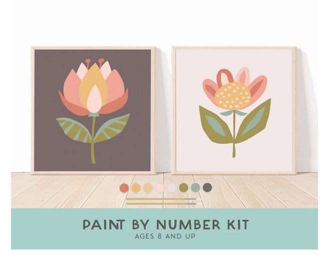 Petite Artisan Flowers Paint by Number Kit