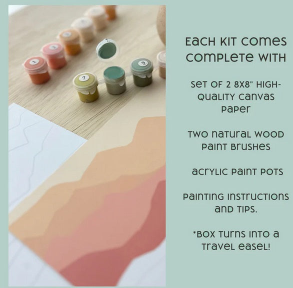 Petite Artisan Flowers Paint by Number Kit