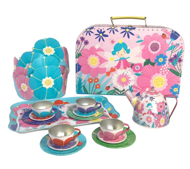 Flower Fairy Tin Tea Set