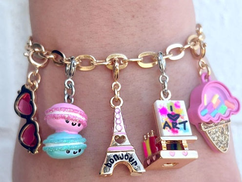 Gold Eiffel Tower Charm