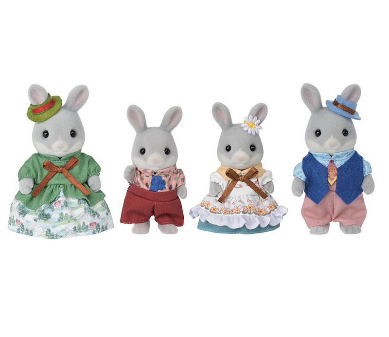 Cottontail Rabbit Family