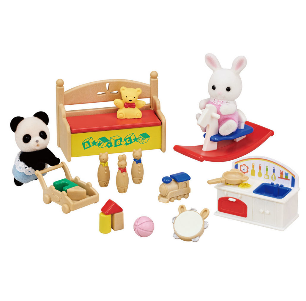 Snow Rabbit & Panda's Baby's Toy Box