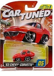 ミニカー CAR TUNED Car Tuned - Red '63 Chevy Corvette — Busy Bee Toys