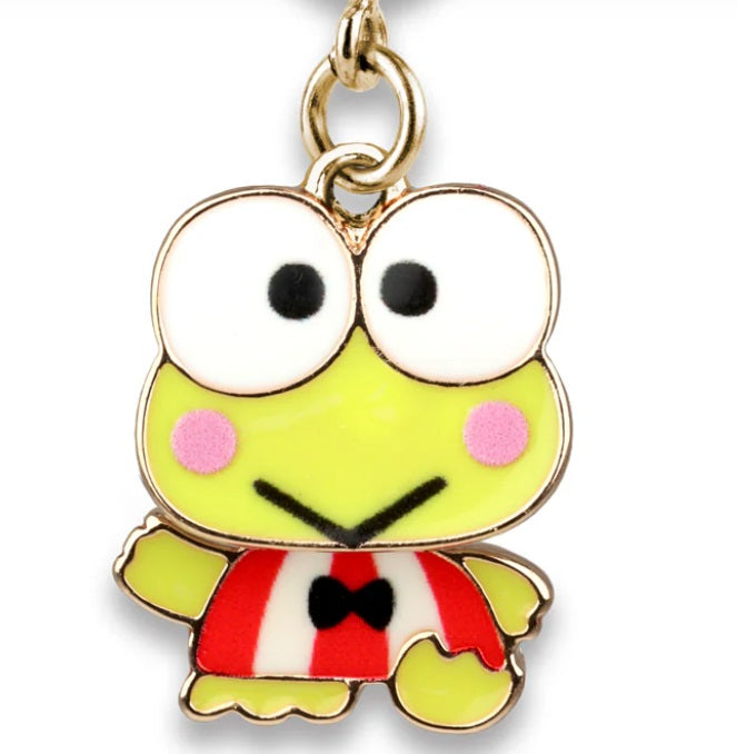 Gold Swivel Keroppi Charm