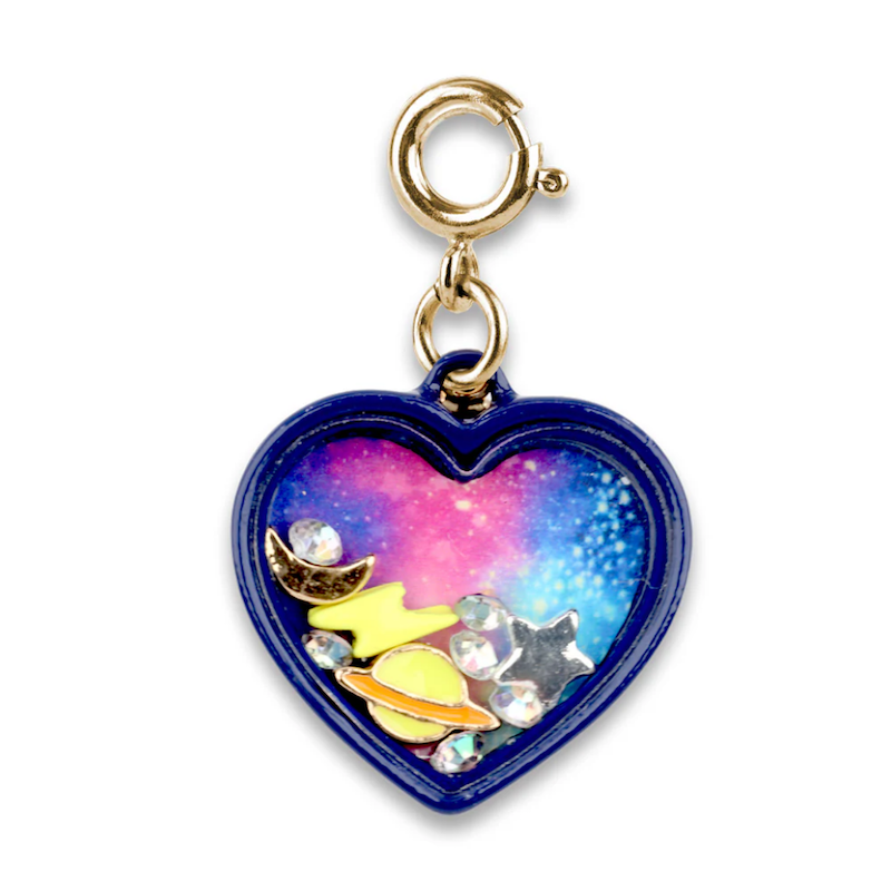 Gold Rebel Girls Space Shaker Charm