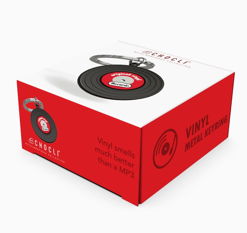 Vinyl Record Keychain