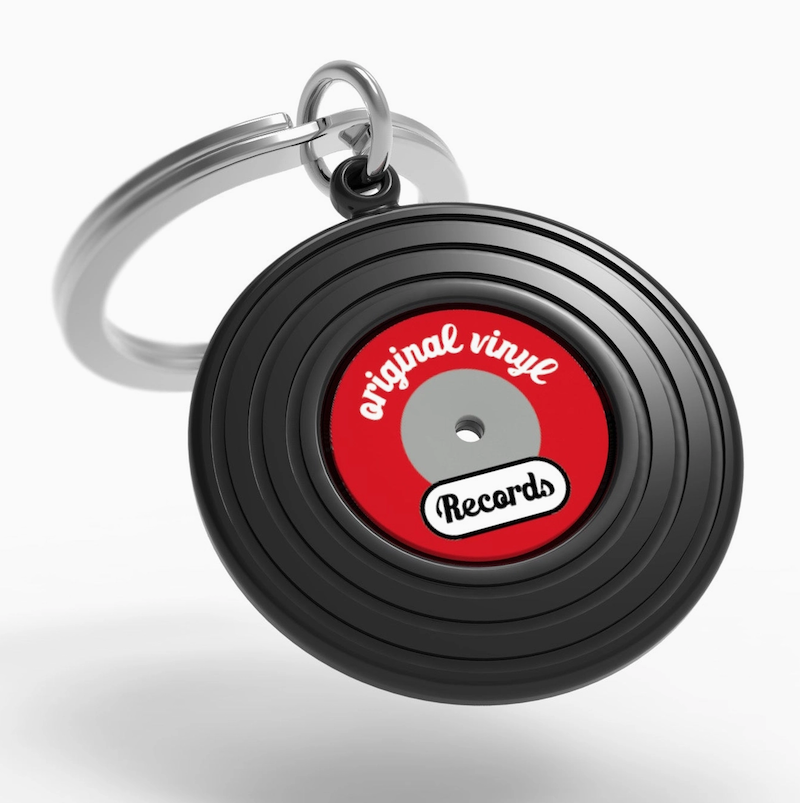 Vinyl Record Keychain