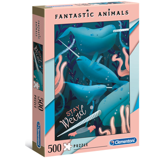 Fantastic Animals - Narwhal 500 Pc Puzzle