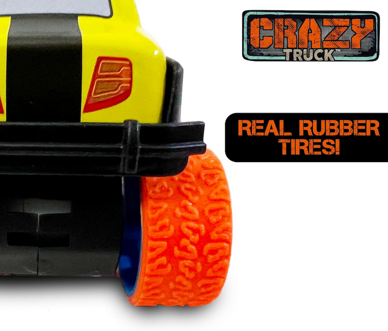Crazy Truck Die Cast Pull Back Truck Set