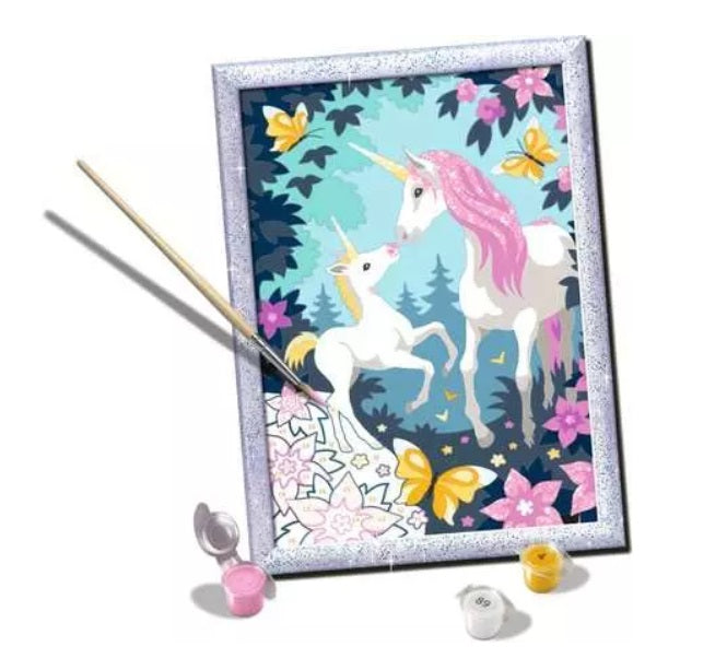 CreArt Hello Little Unicorn Paint by Numbers Kit