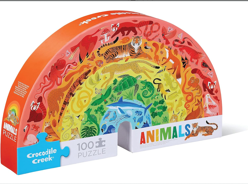 100 Pc Rainbow Animals Puzzle