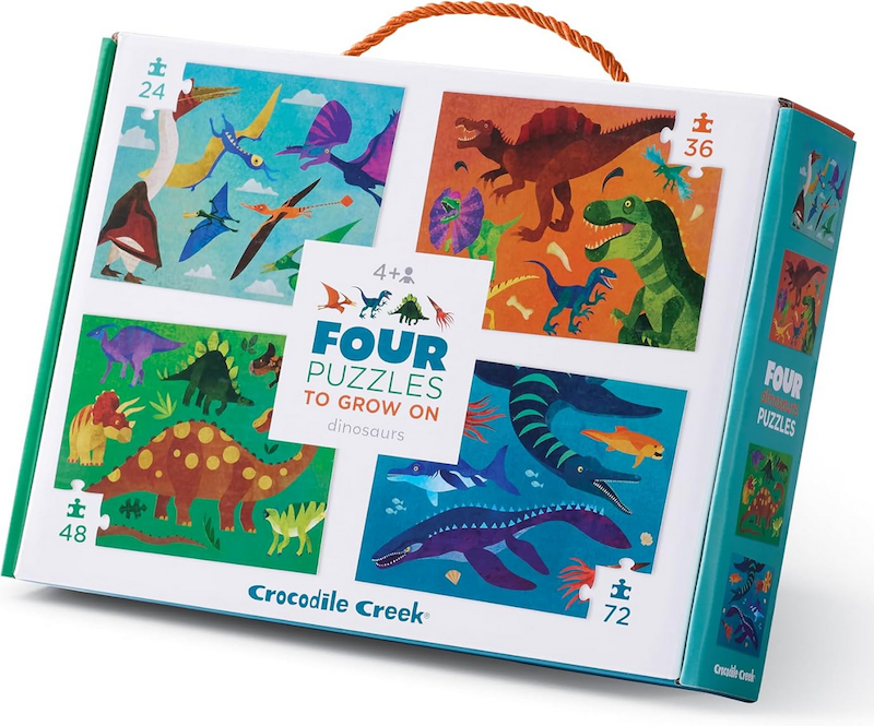 Four Dinosaur Puzzles