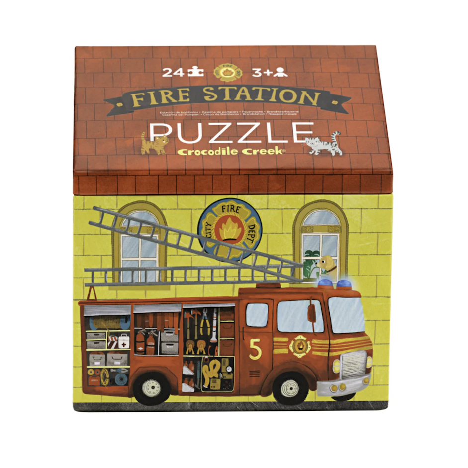 Fire House 24 Pc Puzzle