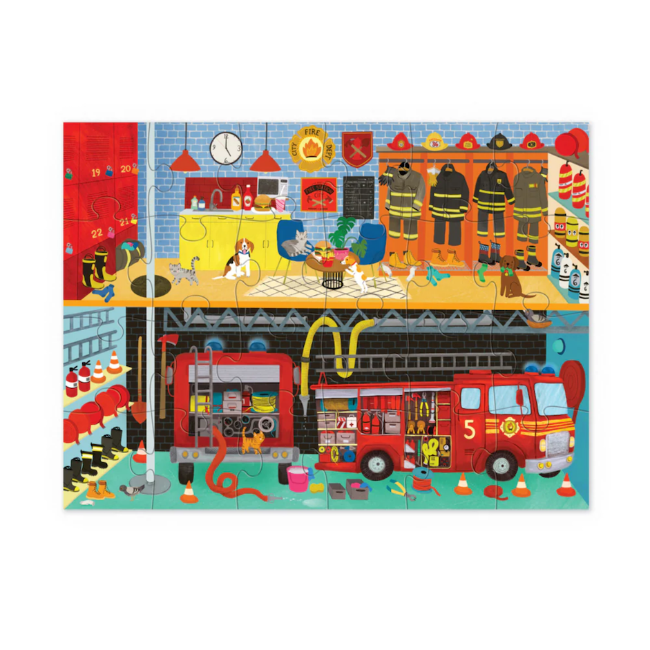 Fire House 24 Pc Puzzle