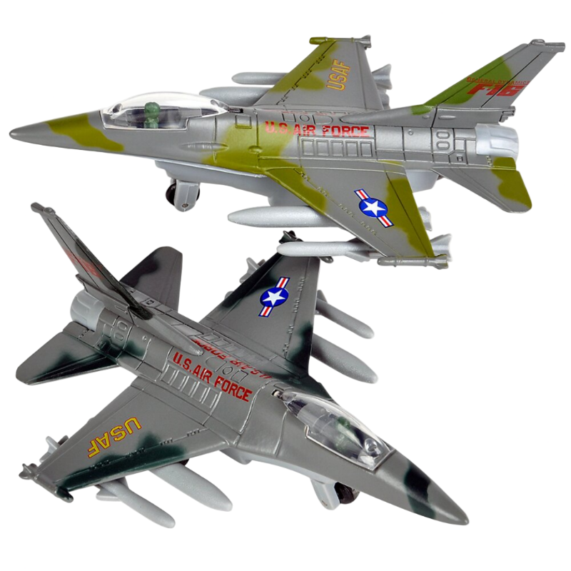 Die-Cast Pull Back  F-16 Fighting Falcon