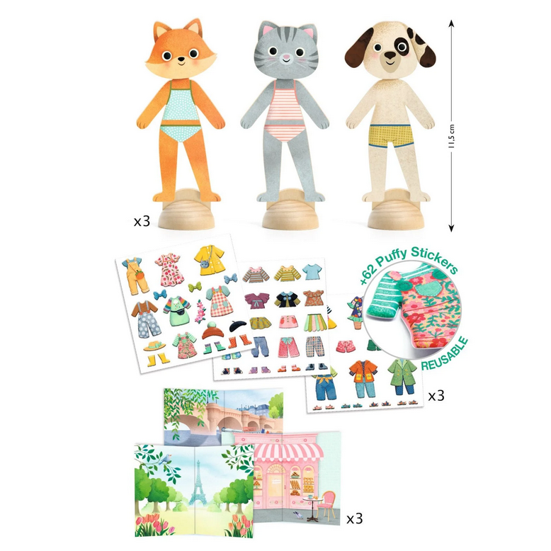 Bonjour Paris Collage Craft Kit