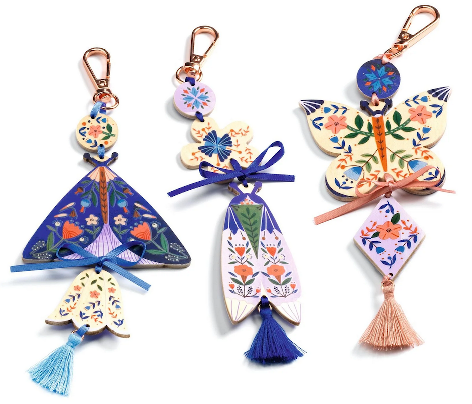 DIY Butterflies Bag Charms Craft Kit