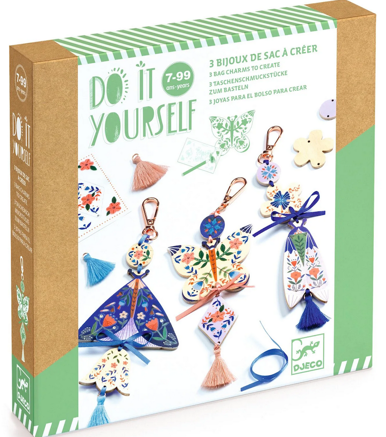 DIY Butterflies Bag Charms Craft Kit