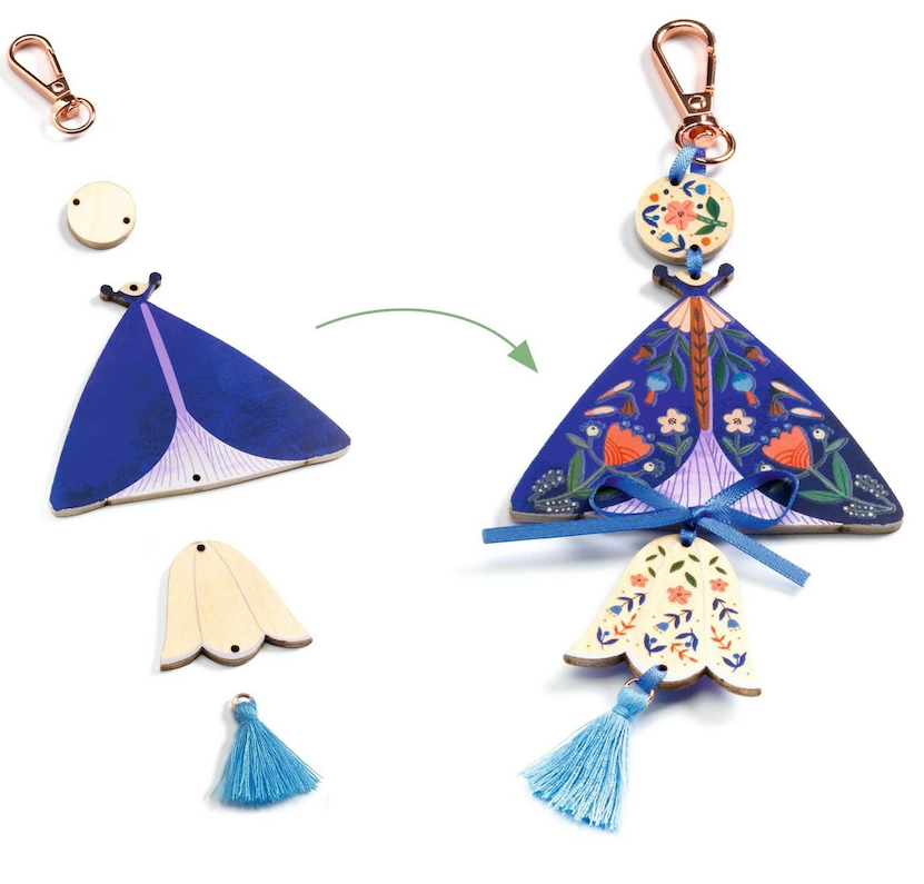 DIY Butterflies Bag Charms Craft Kit