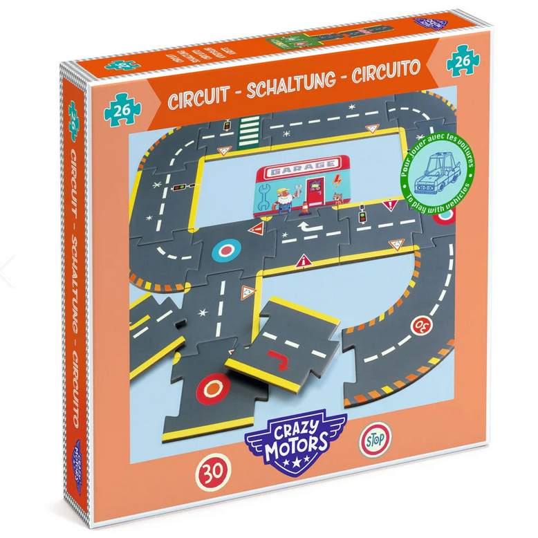 Crazy Motors Circuit 26pc Puzzle
