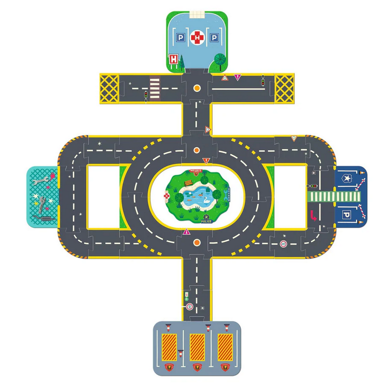 Crazy Motors Puzzle'Up Ville