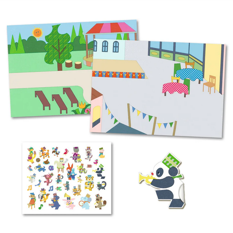 Fanfare Repositionable Sticker Set