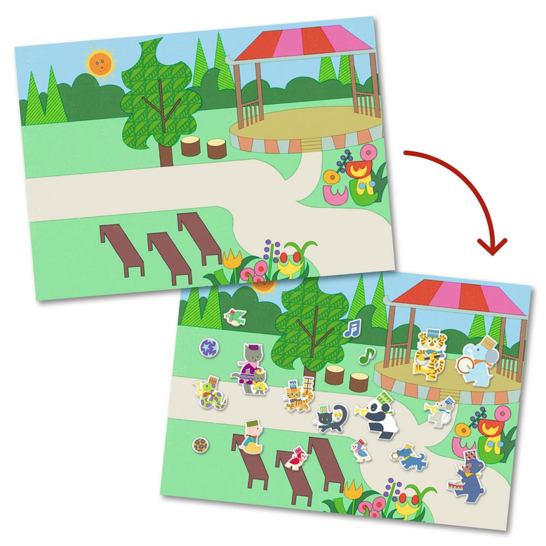 Fanfare Repositionable Sticker Set