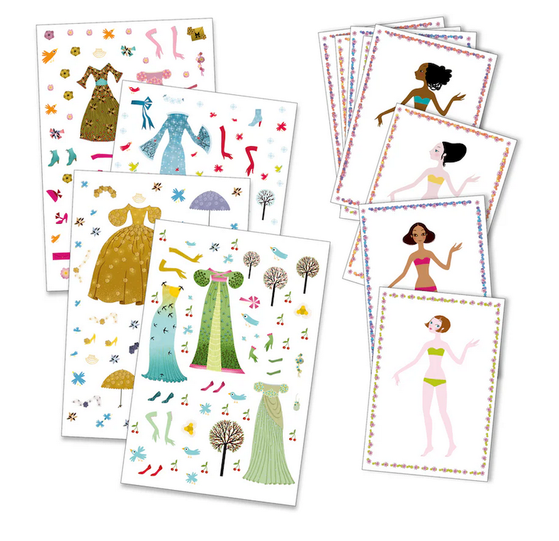 Dresses Through the Seasons Paperdolls Set
