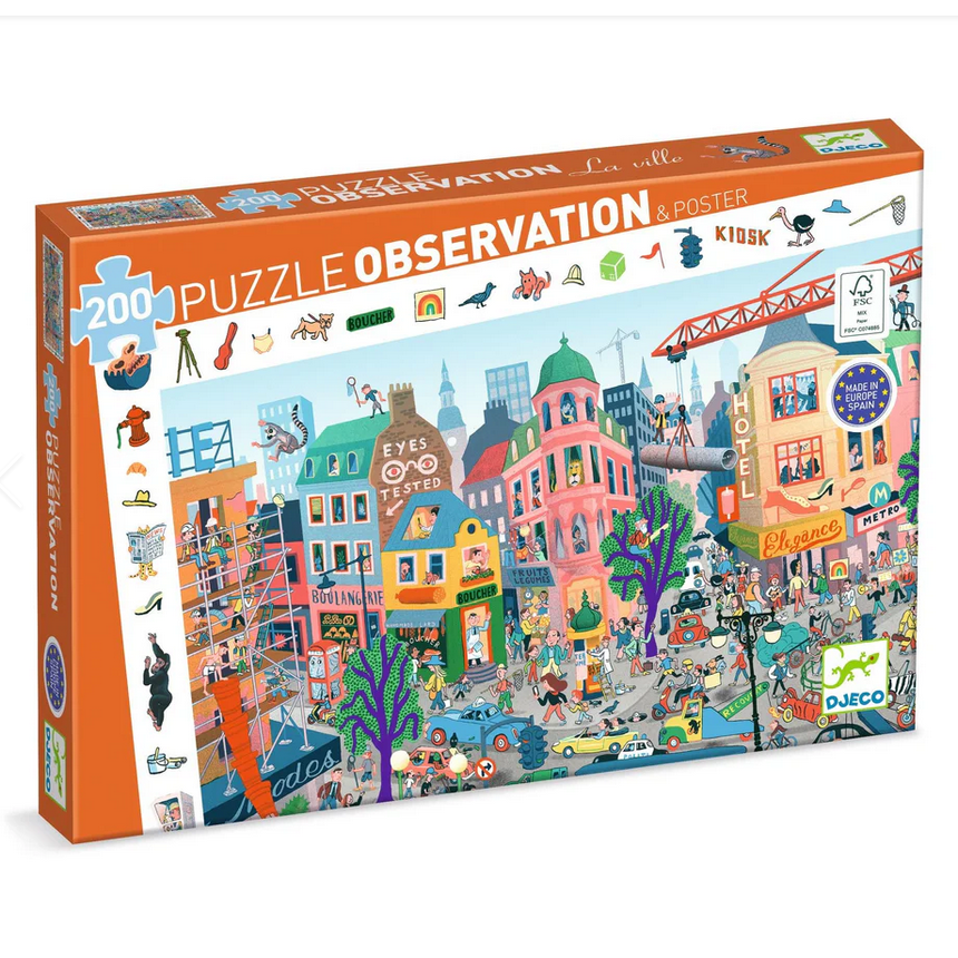Observation The City 200 Pc Puzzle