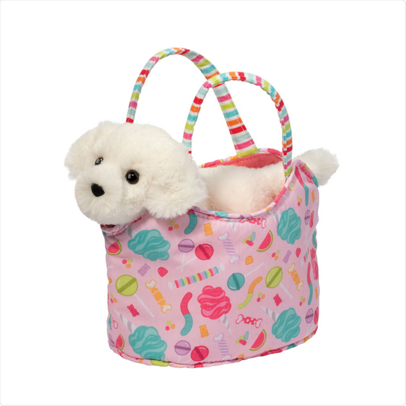Candy Lane Sak with Pink Dog