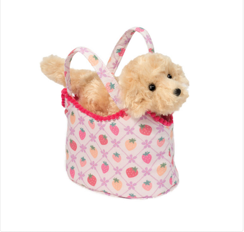 Berry Sweet Sassy Pet Sak w/ Golden Retriever