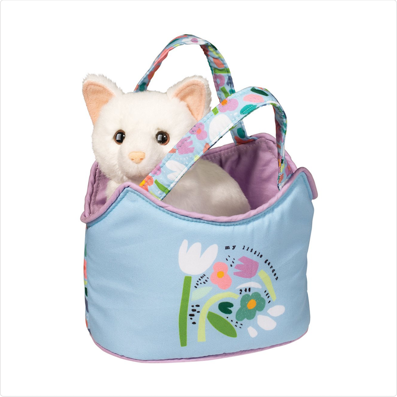 My Little Garden Sassy Sak w/ White Cat