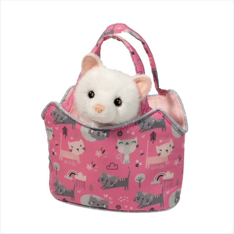 Purr-Fect Pals Sassy Sak w/ White Cat