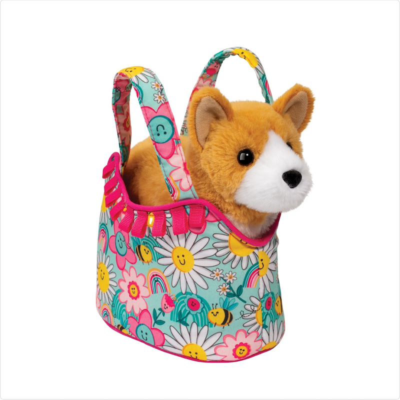 Sunny Smiles Sassy Sak w/ Corgi Dog