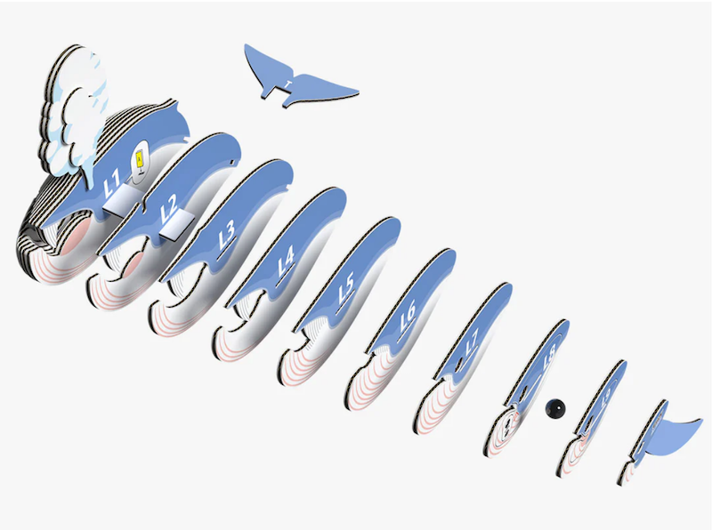 Blue Whale 3D Puzzle