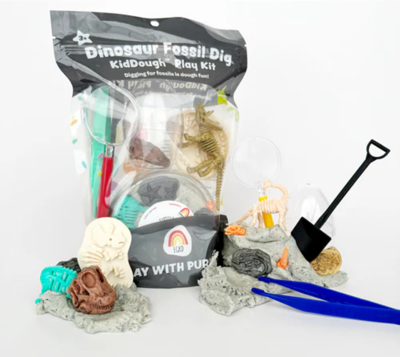 Dinosaur Fossil Dig KidDough Play Kit