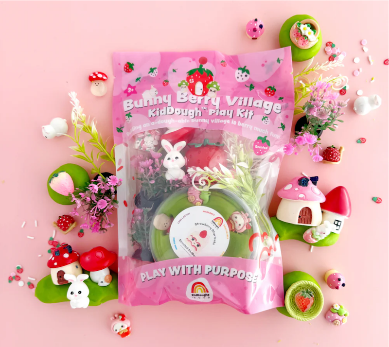 Bunny Berry Village KidDough Play Kit